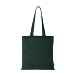 Sacos tote de algodão orgânico colorido 140 g/m2 Organic Pure Colors cor verde-escuro segunda vista frontal