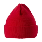 Elegante gorro de inverno para publicidade Elevate Irwin cor vermelho vista traseira