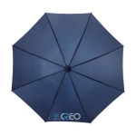 Guarda-chuva de alta qualidade para clientes cor azul-marinho segunda vista impressão serigrafia