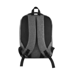 Mochila reciclada para portátil com entrada para auriculares Daywork cor cinzento terceira vista