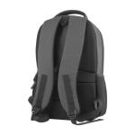 Mochila para congressos, multibolsos com acolchoado de rPET Proofed cor cinzento vista detalhe