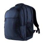 Mochila com compartimento para PC e malha transpirável Space cor azul-marinho primeira vista