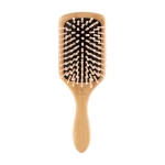Escova de cabelo personalizada com o logótipo cor natural segunda vista