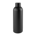 Garrafa de aço de design impecável com logotipo 750ml Routine cor preto primeira vista