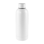 Garrafa de aço de design impecável com logotipo 750ml Routine cor branco primeira vista