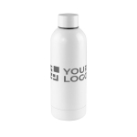 Garrafa de aço de design impecável com logotipo 750ml Routine cor branco vista principal