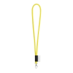 Lanyard tubular com entrega de 4 a 6 dias cor amarelo