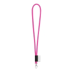 Lanyard tubular com entrega de 4 a 6 dias cor cor-de-rosa