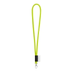 Lanyard tubular com entrega de 4 a 6 dias cor verde-claro