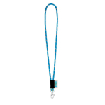 Lanyard tubular de cor escura com entrega 46 dias Tube Nautic Black vista principal