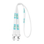 Lanyard duplo sublimado entrega de 4 a 6 dias Duo rPET Sublim Express vista principal