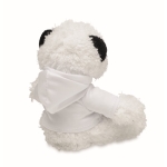 Panda de peluche com camisola personalizável Panda cor branco segunda vista