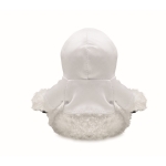 Panda de peluche com camisola personalizável Panda cor branco quarta vista