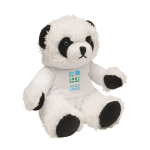 Panda de peluche com camisola personalizável Panda cor branco vista principal