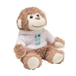 Macaco de peluche com camisola para sublimação Monkey cor branco vista principal