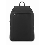 Mochila para portátil de 15'' de canvas lavado de 340 g/m² Office cor preto segunda vista