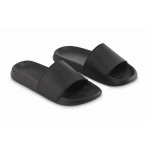 Chinelos antideslizantes e tiras largas tamanho 3637 Slippers cor preto