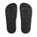 Chinelos antideslizantes e tiras largas tamanho 3637 Slippers cor preto terceira vista