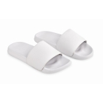 Chinelos antideslizantes e tiras largas tamanho 3637 Slippers cor branco