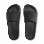 Chinelos de EVA para a praia, tiras largas, tamanho 4041 Slippers cor preto segunda vista