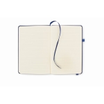 Caderno com capa e papel reciclados cor azul quarta vista