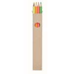 Lápis de cor para sublinhar em caixa cor multicolor