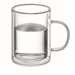 Caneca de vidro de parede dupla para sublimação 225 ml Glass Sublim cor transparente segunda vista