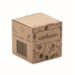 Sementes de flores silvestres com caixa Kit Sementes Wild Flower cor bege segunda vista