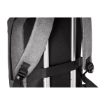 Mochila de poliéster 300D para PC com correia para trolley 15,6'' cor cinzento sexta vista