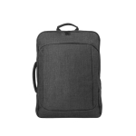 Mochila de poliéster 600D para PC, com dois modos de transporte 15,6'' cor cinzento-escuro primeira vista