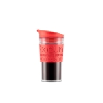 Copo takeaway de parede dupla sem BPA de 350ml Takeaway Travelmug cor vermelho