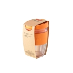 Copo de viagem com tampa de 250ml Takeaway Joycup cor cor-de-laranja segunda vista