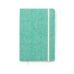 Caderno de algodão reciclado, folhas A5 lisas Recycled Cotton cor verde primeira vista