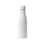 Garrafa de aço promocional com toque de borracha 750ml Avenue SoftTouch cor branco primeira vista