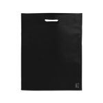 Saco de non-woven rpET de 70 g/m² cor preto primeira vista