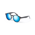 Óculos de sol rPET com lentes efeito espelho e proteção UV400 Allure cor azul primeira vista