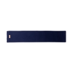 Cachecol personalizado unisex com patch cor azul-marinho primeira vista