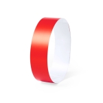 Pulseiras coloridas irrompíveis para eventos cor vermelho primeira vista