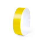 Pulseiras coloridas irrompíveis para eventos cor amarelo primeira vista