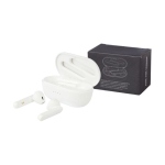 Auriculares sem fios antibacterianos cor branco segunda vista