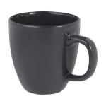 Caneca de cerâmica com acabamento brilhante de 430ml Cappuccino cor cinzento-escuro