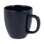 Caneca de cerâmica com acabamento brilhante de 430ml Cappuccino cor azul-marinho