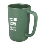 Caneca de cerâmica grande com acabamento mate de 480ml Americano vista principal