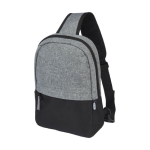 Mochila tiracolo de uma alça com vários bolsos DuoTone Mini cor preto