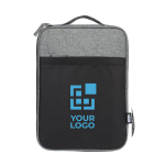 Bolsa para portátil personalizada reciclada com bolso 14'' DuoTone vista principal