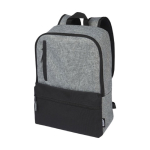 Mochila sustentável para portátil de 15'' com acolchoado DuoTone cor preto