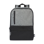 Mochila sustentável para portátil de 15'' com acolchoado DuoTone cor preto vista detalhe 1