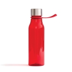 Garrafa desportiva de tritan com tira para pendurar 600ml Sporty Strap cor vermelho