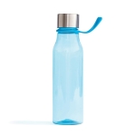 Garrafa desportiva de tritan com tira para pendurar 600ml Sporty Strap cor azul-claro