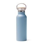 Garrafa térmica personalizada de aço inoxidável cor azul-claro